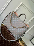 Louis Vuitton Bella Tote M23395 Gray Mahina Calfskin