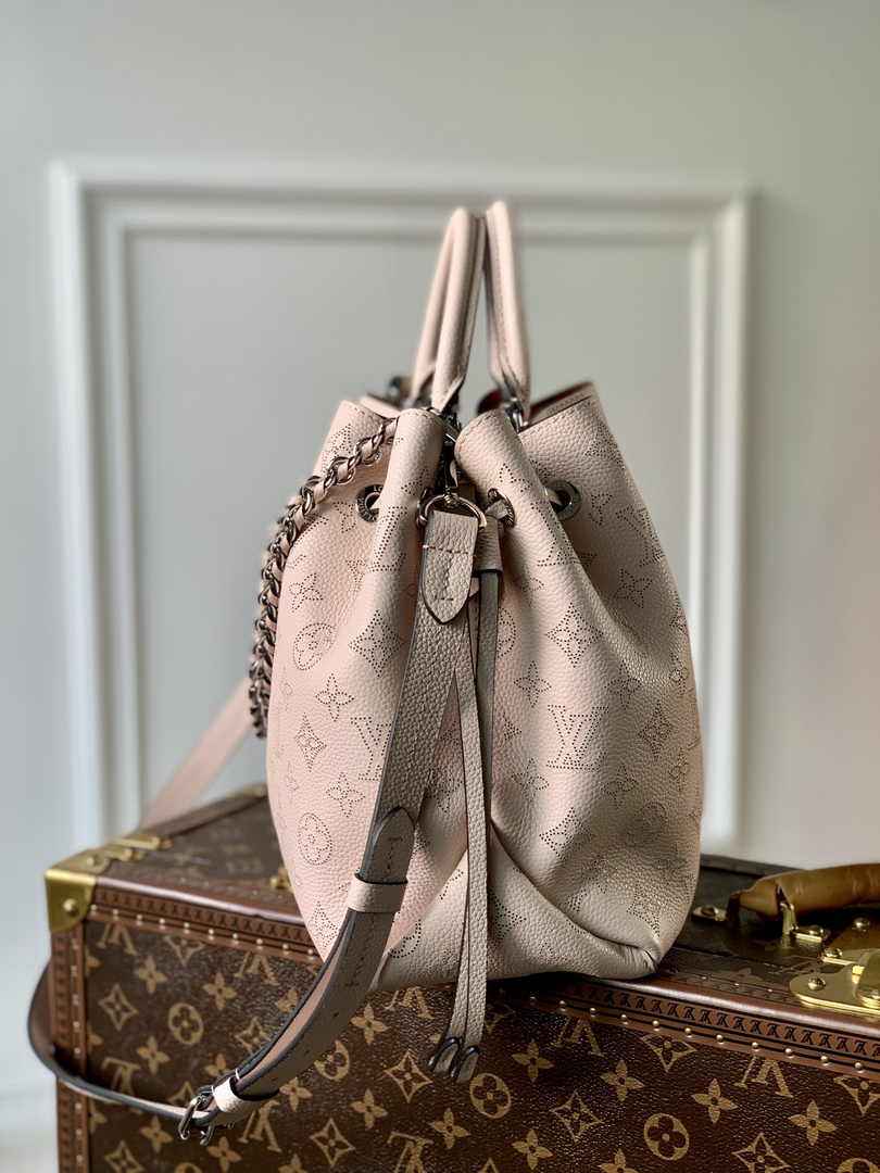 Louis Vuitton Bella Tote M59200 Pink Mahina Calfskin