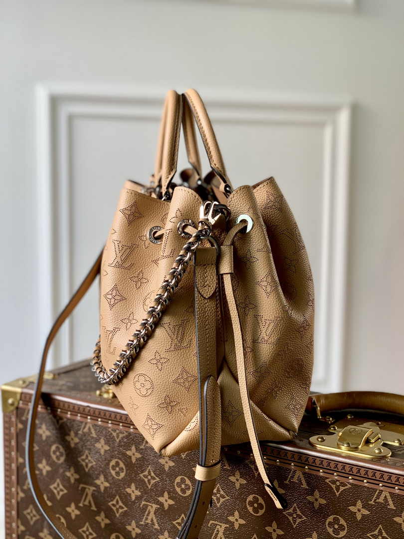 Louis Vuitton Bella Tote M59655 Brown Mahina Calfskin - Default Title - View 2