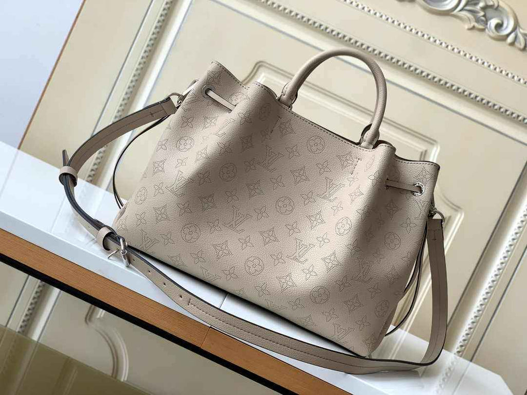 Louis Vuitton Bella Tote M59201 Gray Mahina Calfskin