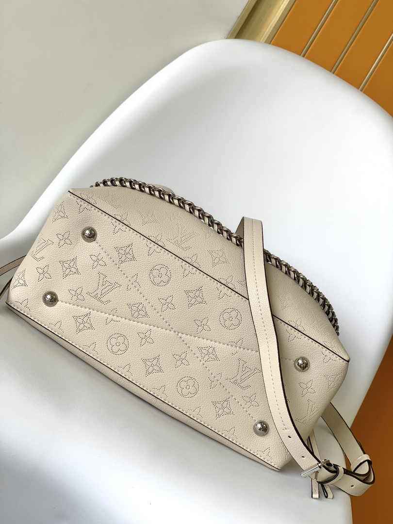 Louis Vuitton Bella Tote M59203 Beige Mahina Calfskin