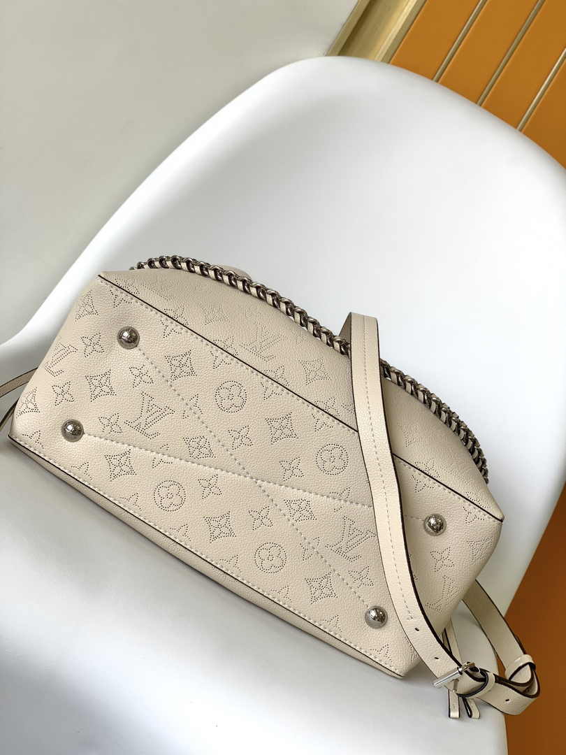 Louis Vuitton Bella Tote M59203 Beige Mahina Calfskin - Default Title - View 4