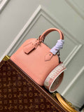 Louis Vuitton Braided Alma BB Bag M21682 Rose Pink Epi Leather