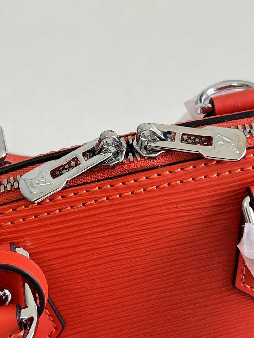 Louis Vuitton Braided Alma BB Bag M22186 Orange Epi Leather