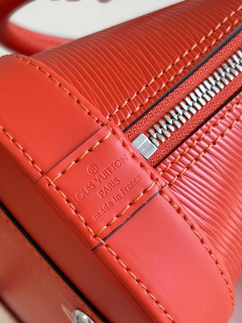 Louis Vuitton Braided Alma BB Bag M22186 Orange Epi Leather