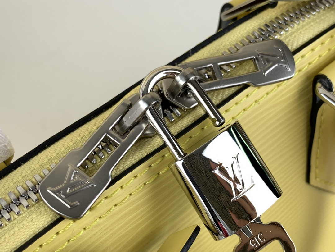 Louis Vuitton Braided Alma BB Bag M22213 Yellow Epi Leather