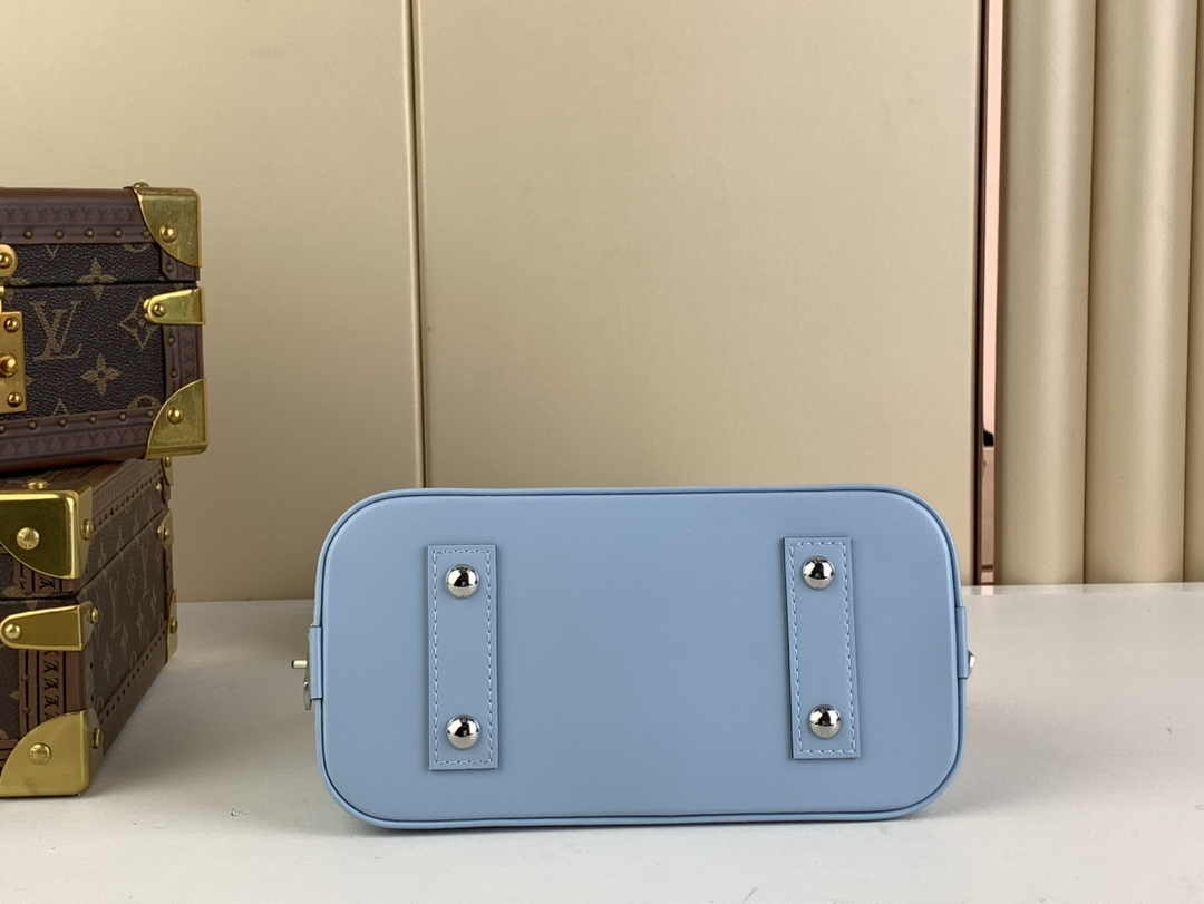 Louis Vuitton Braided Alma BB Bag M22357 blue Epi Leather