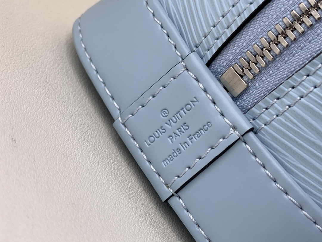 Louis Vuitton Braided Alma BB Bag M22357 blue Epi Leather