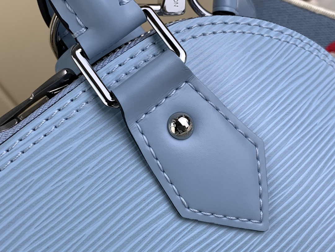 Louis Vuitton Braided Alma BB Bag M22357 blue Epi Leather