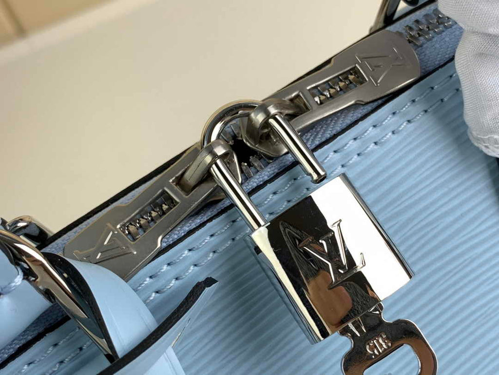 Louis Vuitton Braided Alma BB Bag M22357 blue Epi Leather