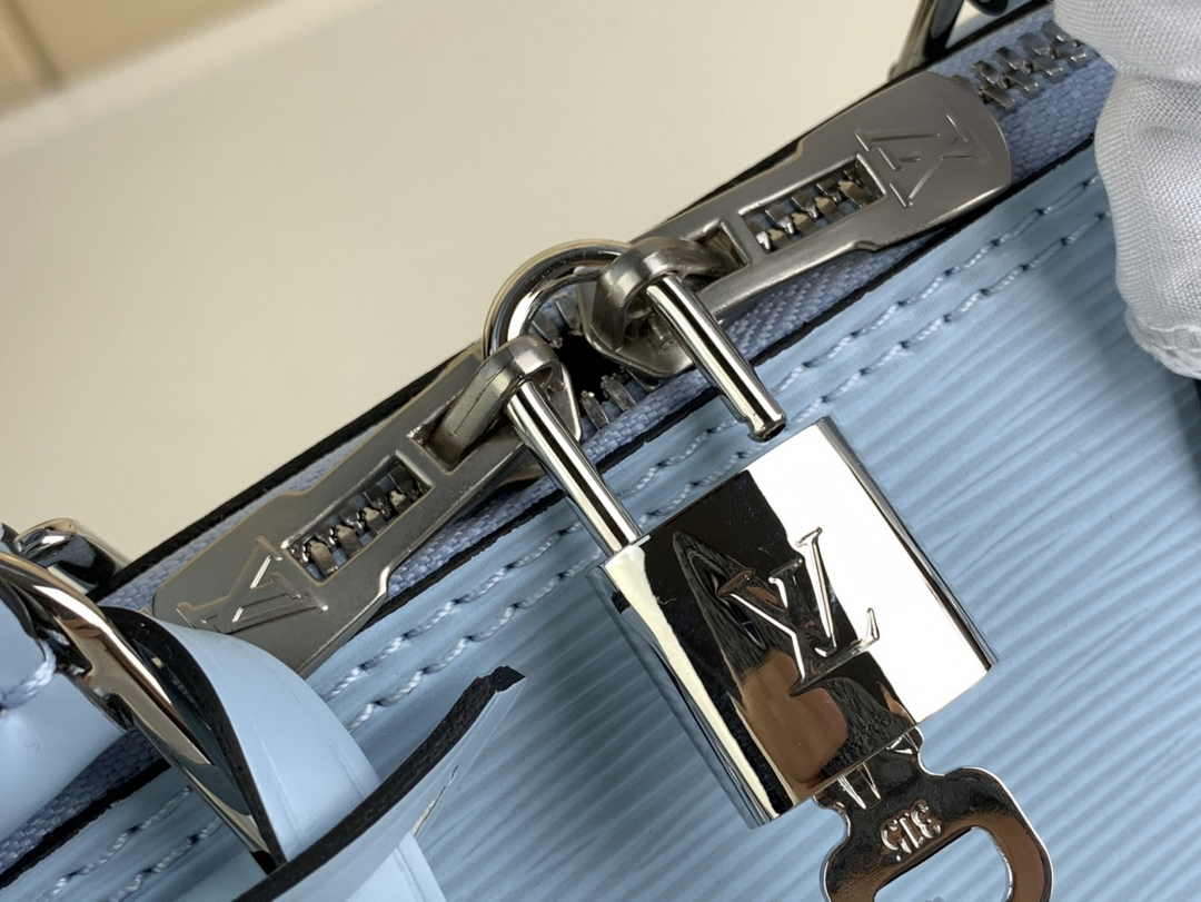Louis Vuitton Braided Alma BB Bag M22357 blue Epi Leather