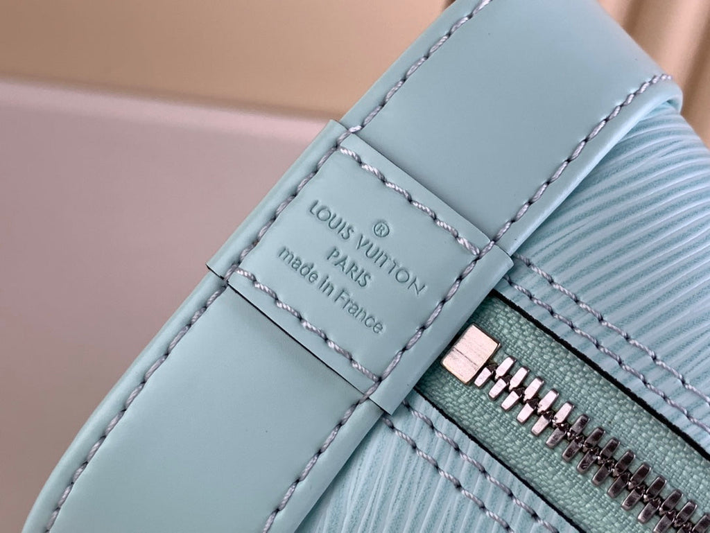 Louis Vuitton Braided Alma BB Bag M22619 light blue Epi Leather
