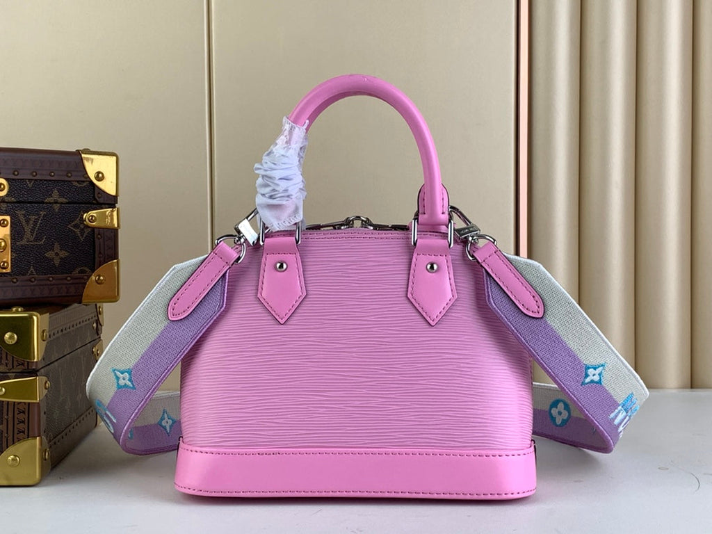 Louis Vuitton Braided Alma BB Bag M22620 light pink Epi Leather
