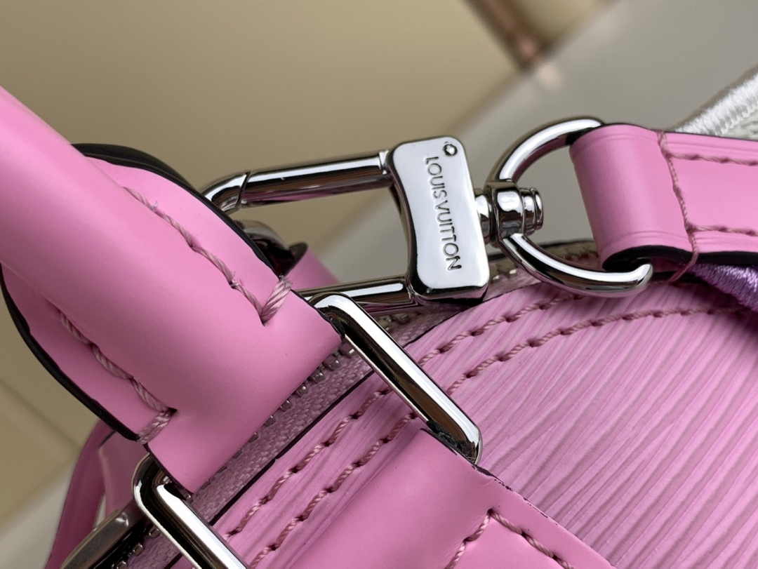 Louis Vuitton Braided Alma BB Bag M22620 light pink Epi Leather