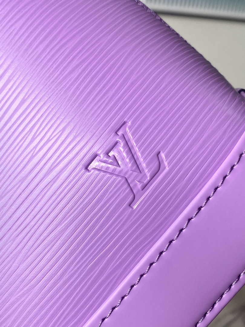Louis Vuitton Braided Alma BB Bag M22642 Purple Epi Leather