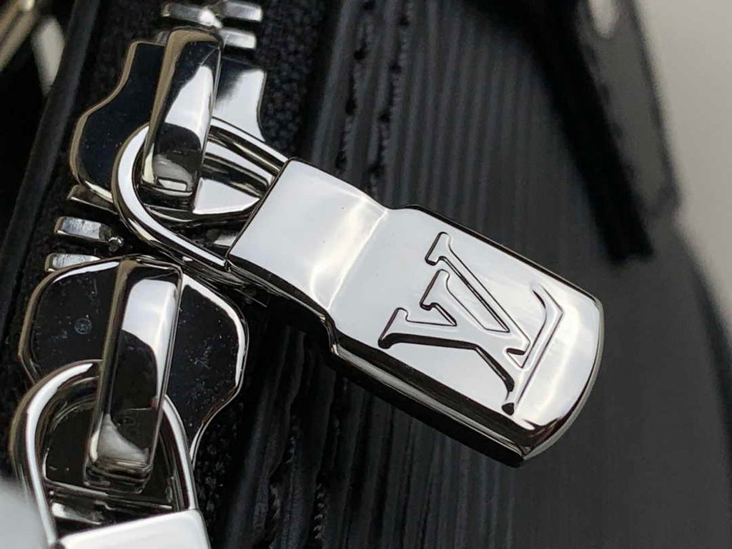 Louis Vuitton Braided Alma BB Bag M40862 Black Epi Leather