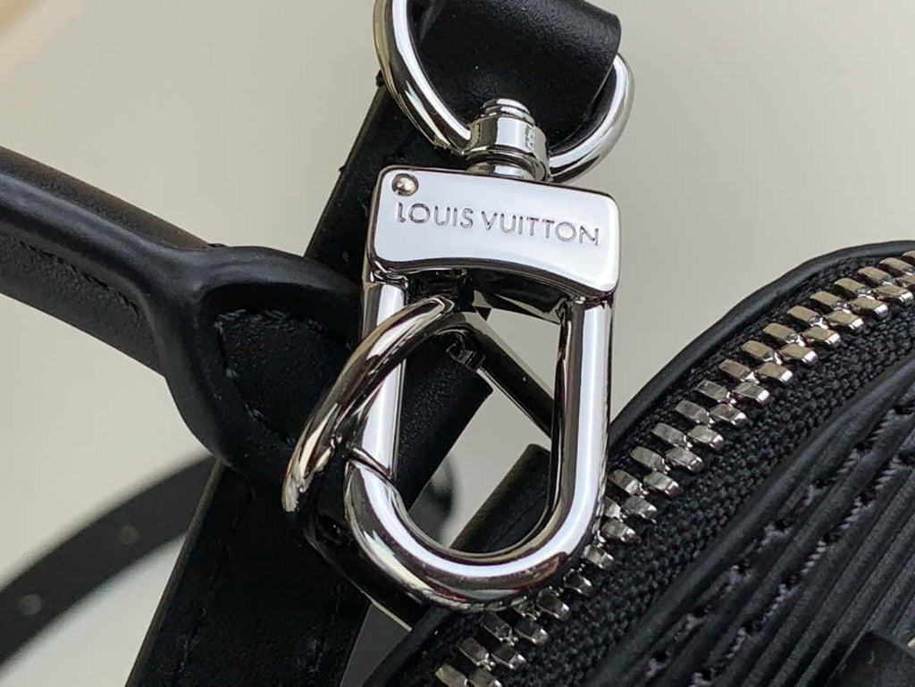 Louis Vuitton Braided Alma BB Bag M40862 Black Epi Leather