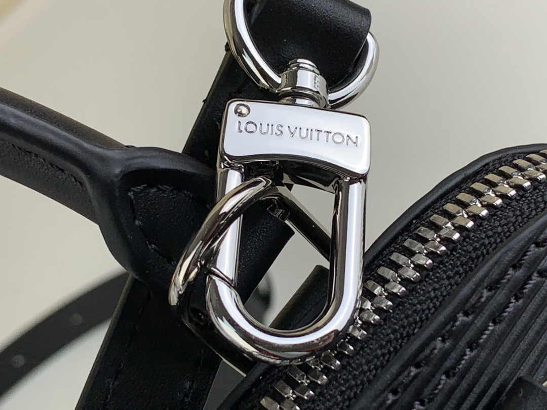 Louis Vuitton Braided Alma BB Bag M40862 Black Epi Leather