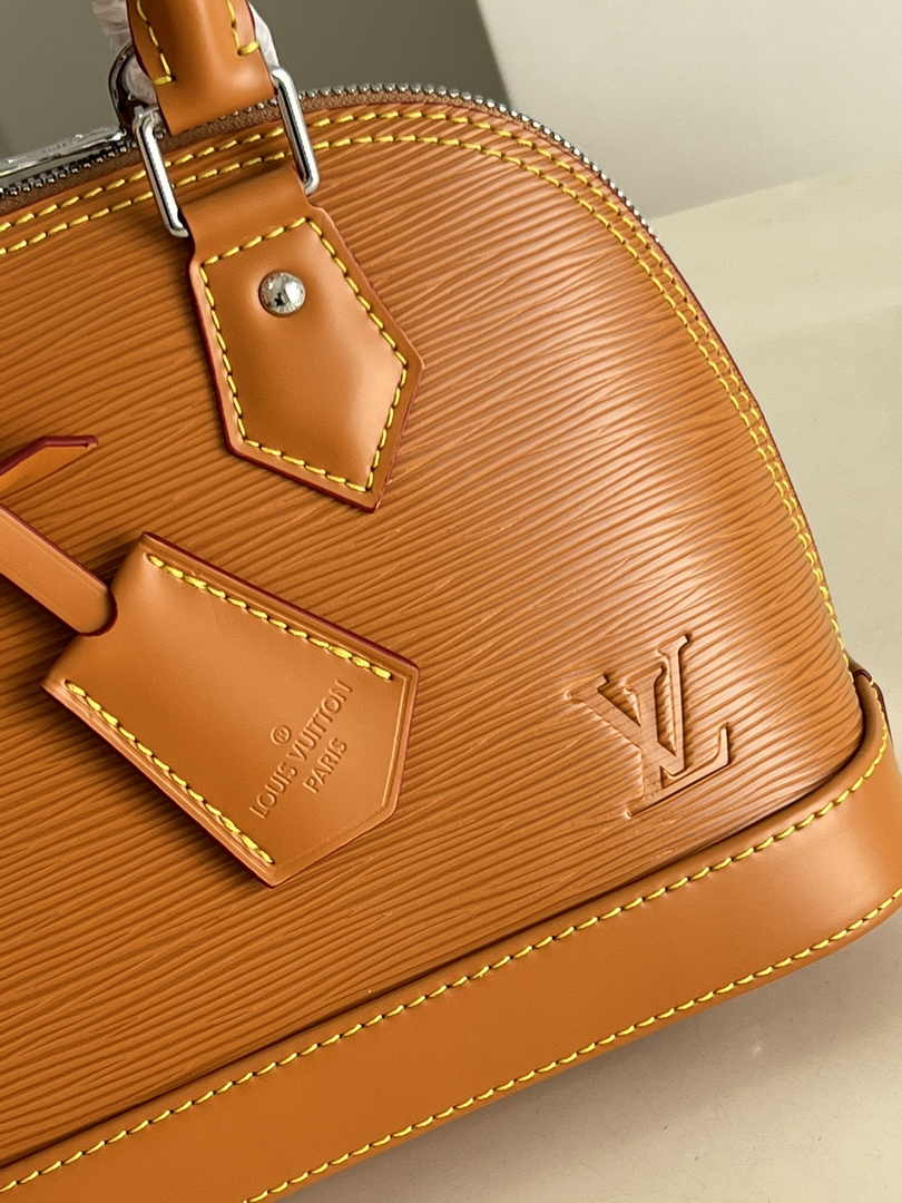 Louis Vuitton Braided Alma BB Bag M57540 Honey Gold Epi Leather