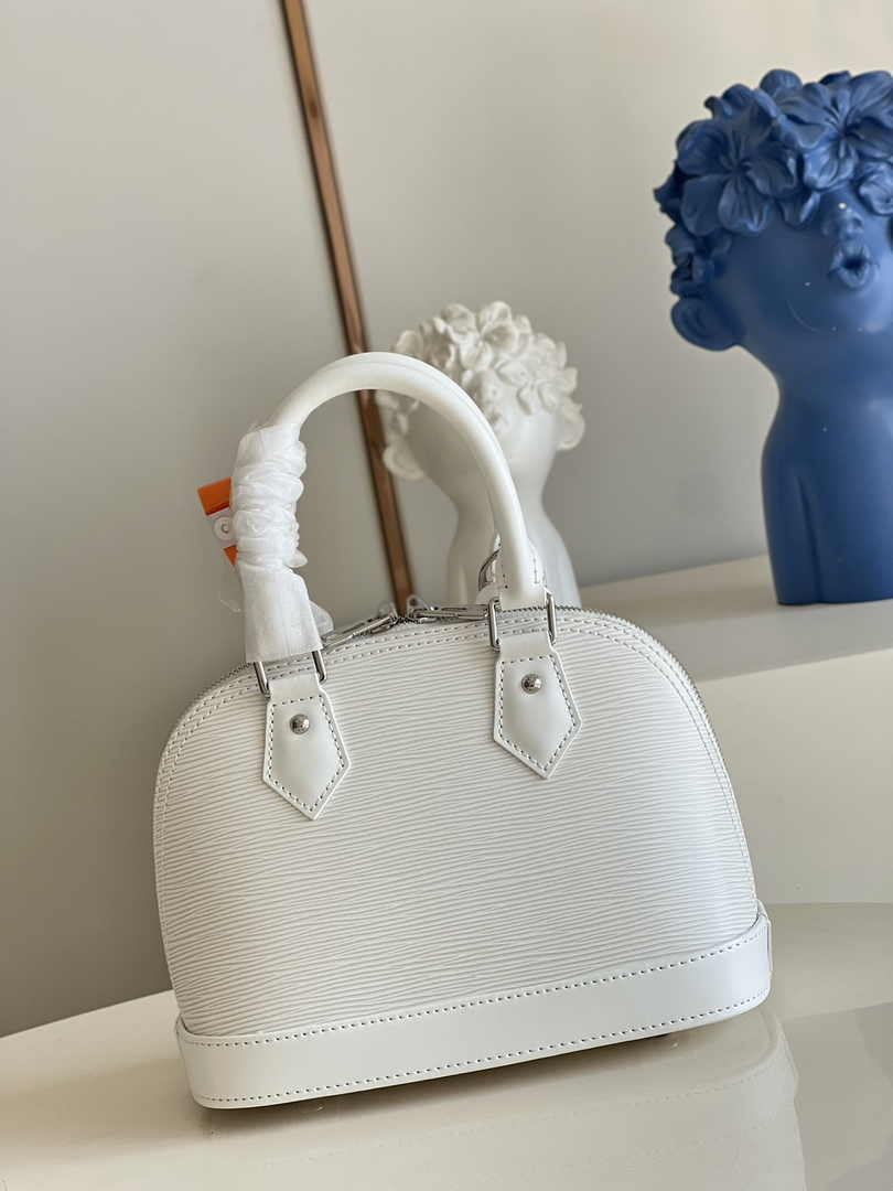 Louis Vuitton Braided Alma BB Bag M58706 Beige Epi Leather
