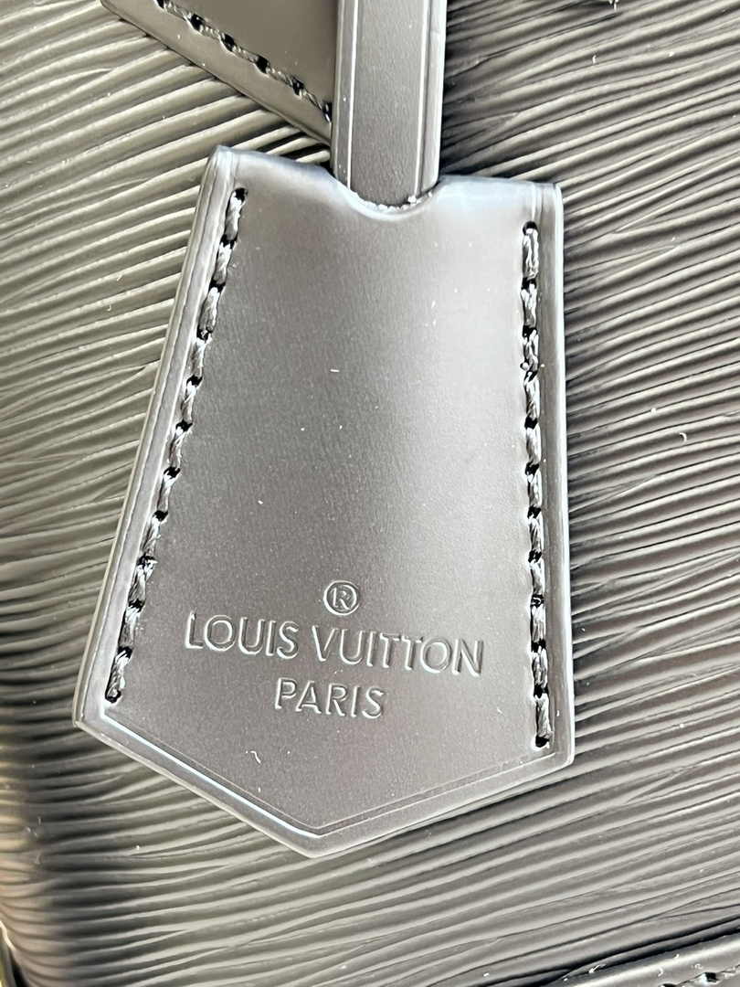 Louis Vuitton Braided Alma BB Bag M59217 Black Epi Leather