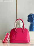 Louis Vuitton Braided Alma BB Bag M59217 Plum Epi Leather