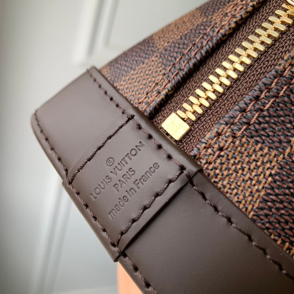 Louis Vuitton Braided Alma BB Bag N40447 Damier Ebene canvas