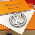 Louis Vuitton Sparkling Louise Brooch M01728 Silver