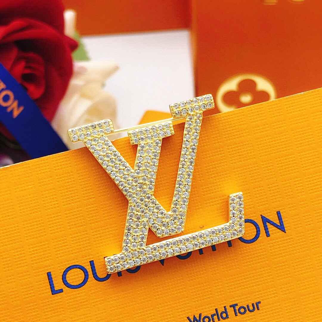 Louis Vuitton Sparkling Louise Brooch M01722