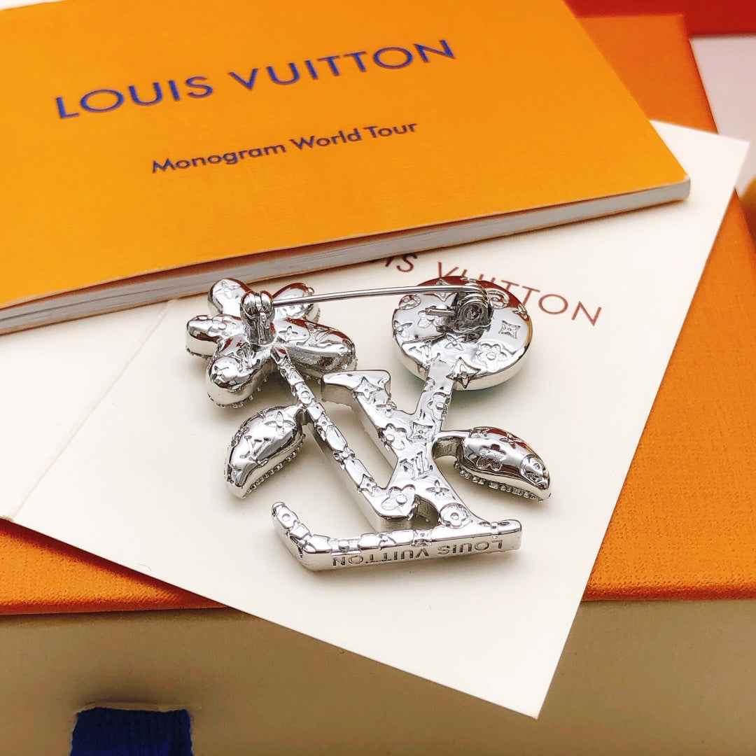 Louis Vuitton LV Blooming Brooch M01857