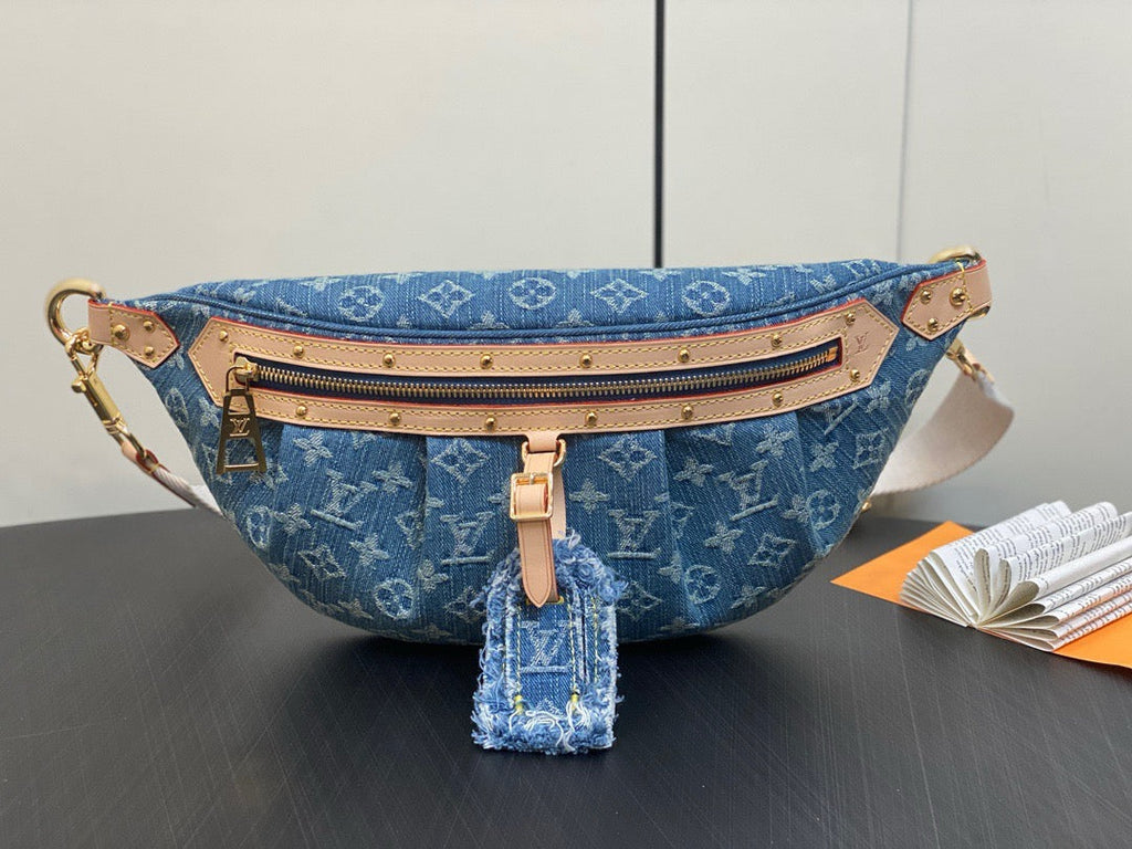 Louis Vuitton Bumbag High Rise M46837 Monogram Denim
