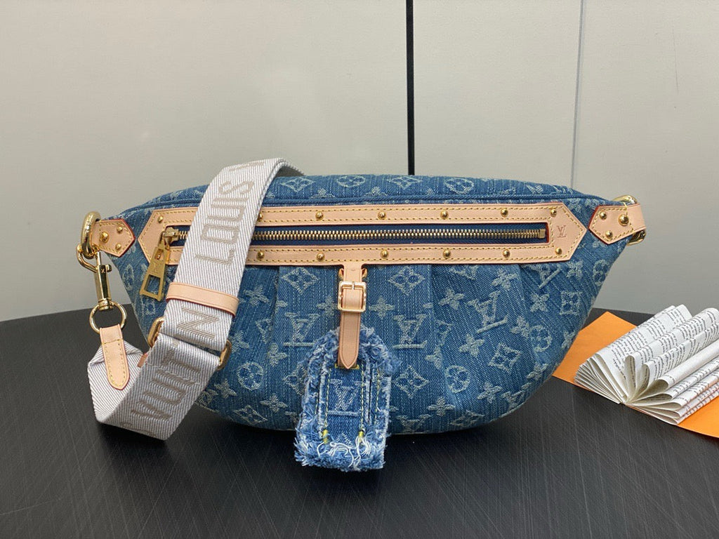 Louis Vuitton Bumbag High Rise M46837 Monogram Denim