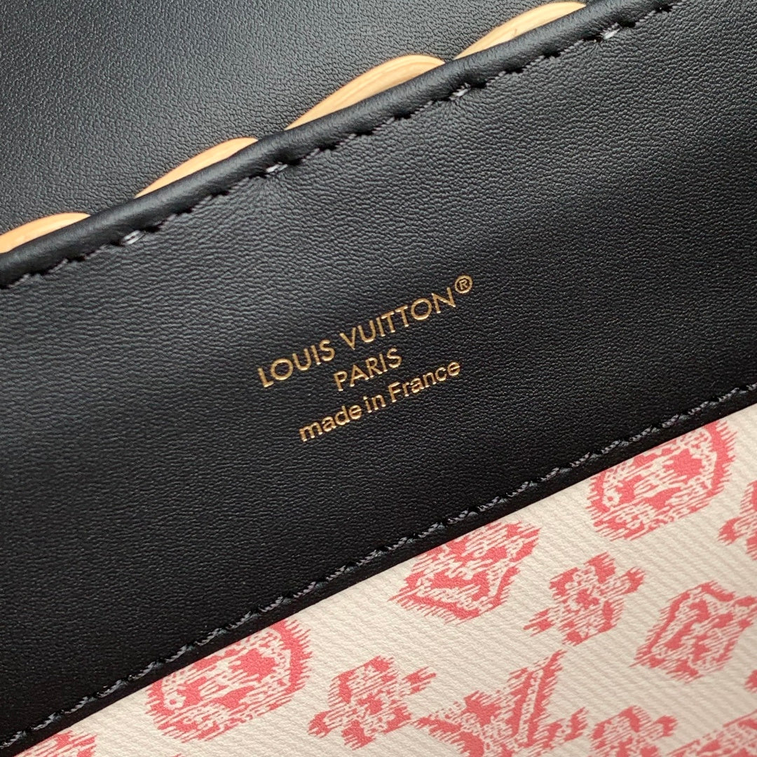 Louis Vuitton Capucines BB Bag, M14366 Black Rattan and cowhide leather