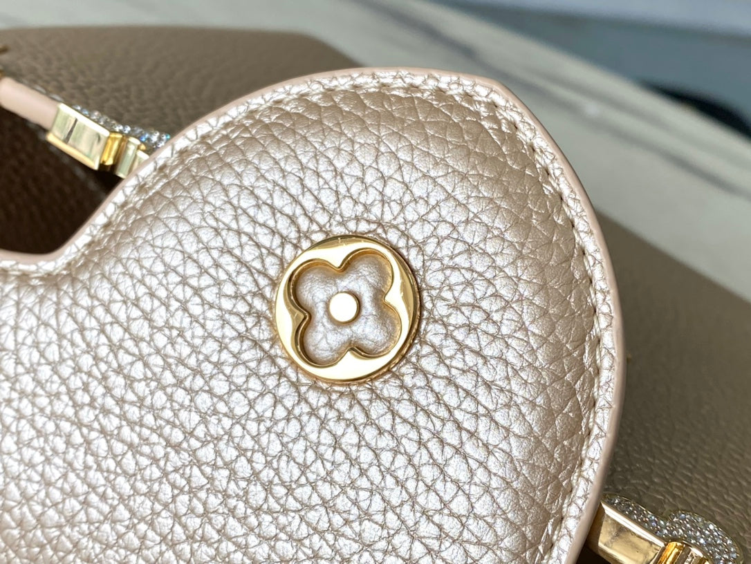 Louis Vuitton Capucines BB Bag M23263 Gold Taurillon leather