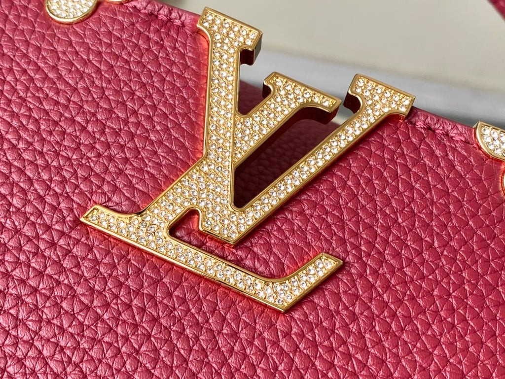 Louis Vuitton Capucines BB Bag M23263 Red Taurillon leather