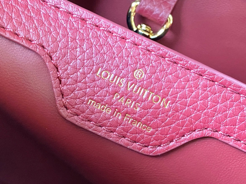 Louis Vuitton Capucines BB Bag M23263 Red Taurillon leather