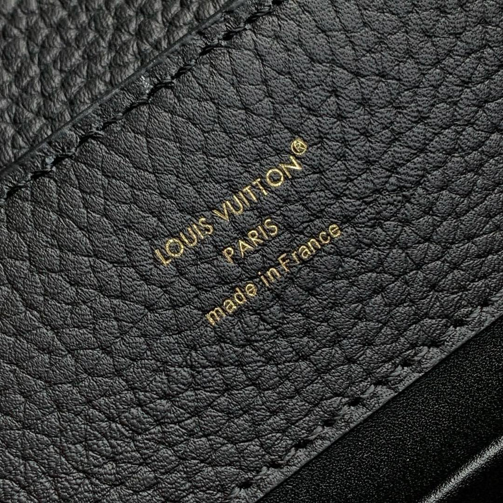 Louis Vuitton Capucines BB Bag, M24728 In Black Taurillon Leather