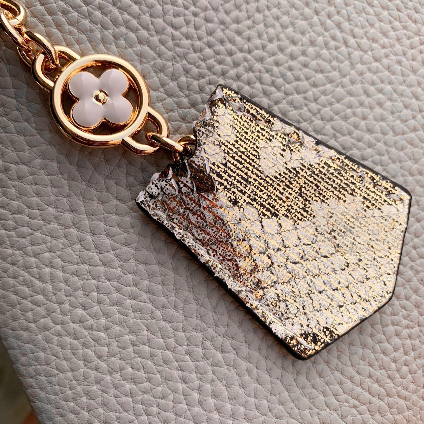 Louis Vuitton Capucines BB Bag, N89369 In Gray Taurillon Leather