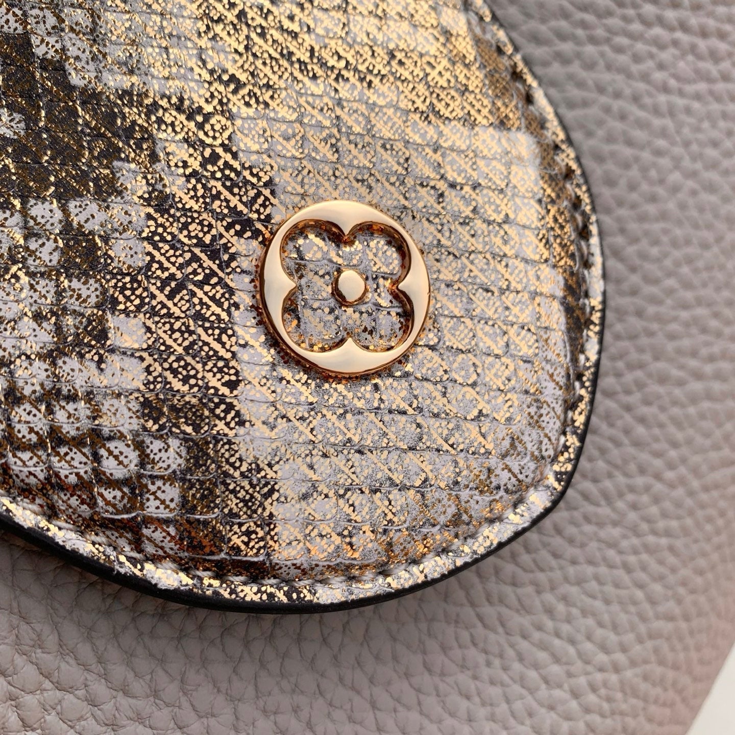Louis Vuitton Capucines BB Bag, N89369 In Gray Taurillon Leather
