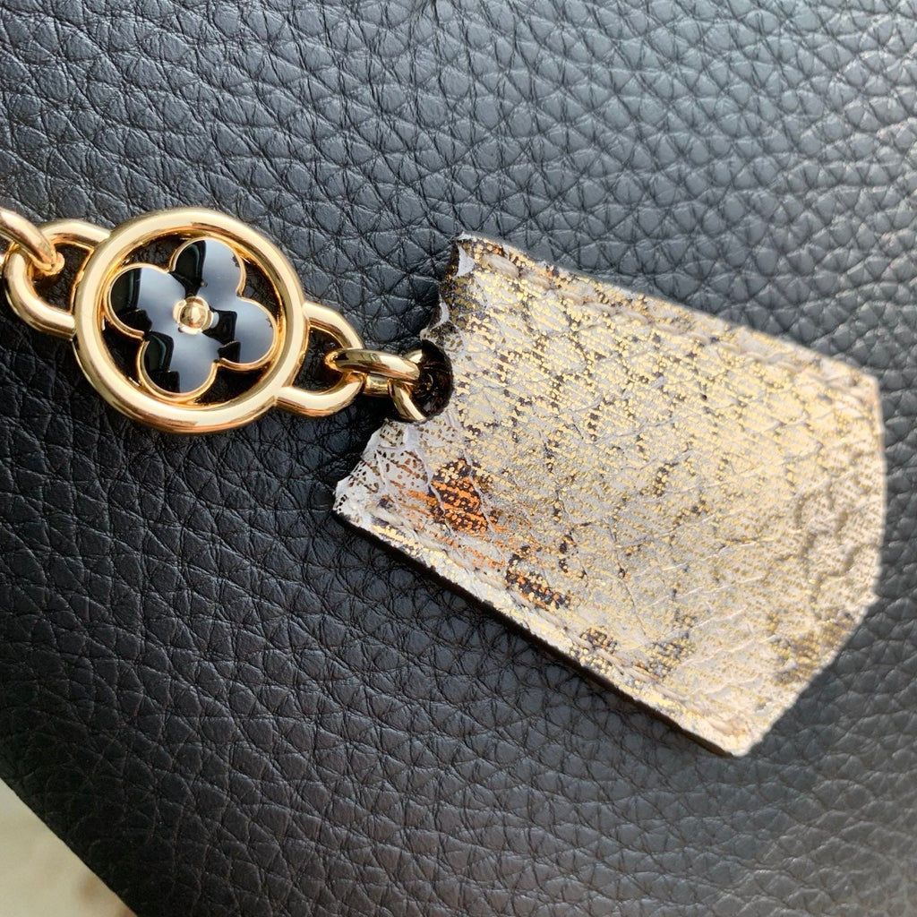 Louis Vuitton Capucines BB Bag, N89369 In Black Taurillon Leather