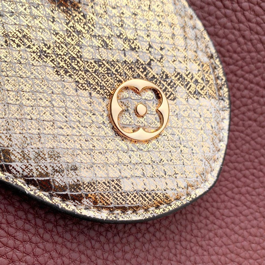 Louis Vuitton Capucines BB Bag, N89369 In Dark Red Taurillon Leather