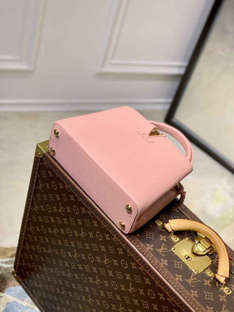 Louis Vuitton Capucines BB M21103 Handbag Pink Taurillon leather