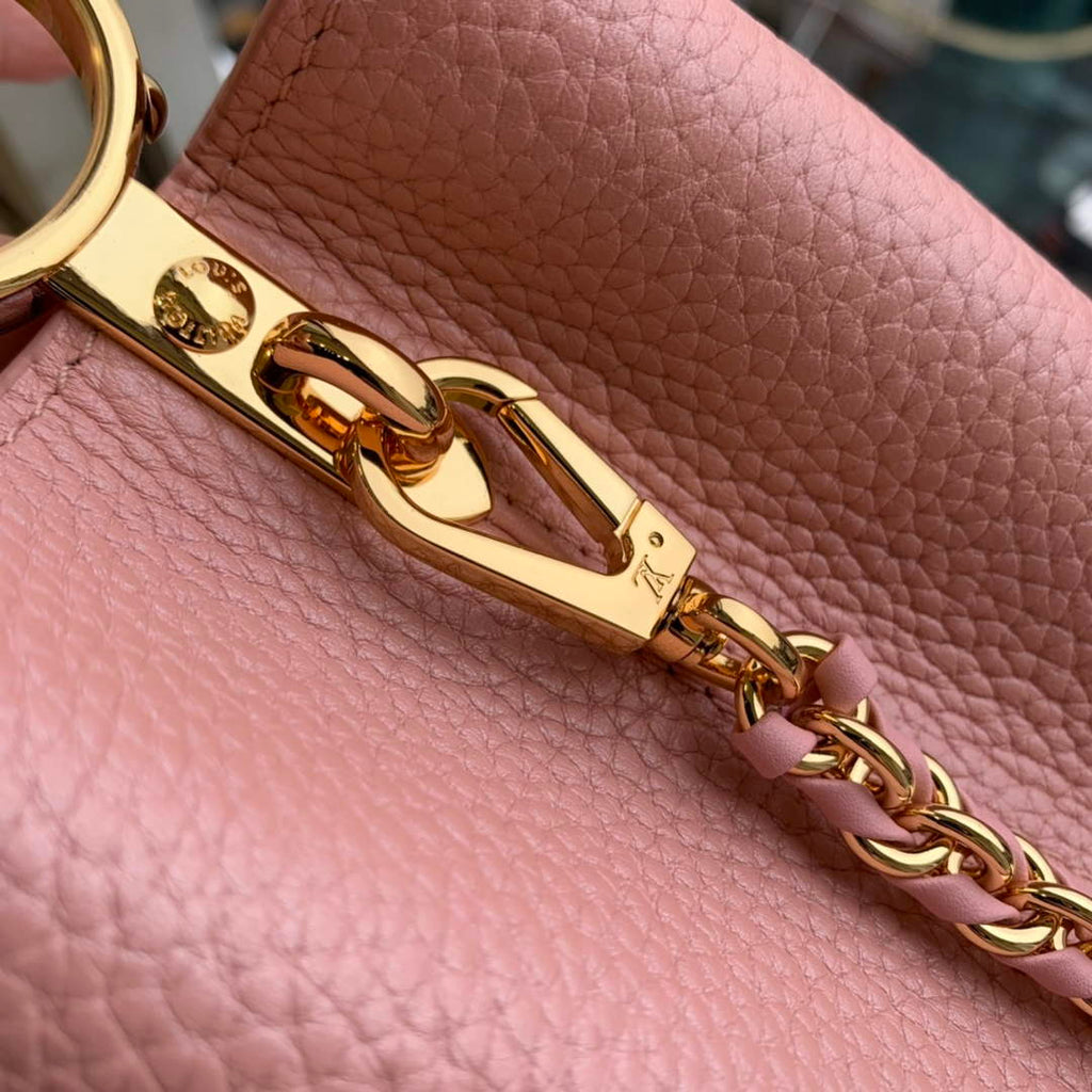 Louis Vuitton Capucines BB M21103 Handbag Pink Taurillon leather