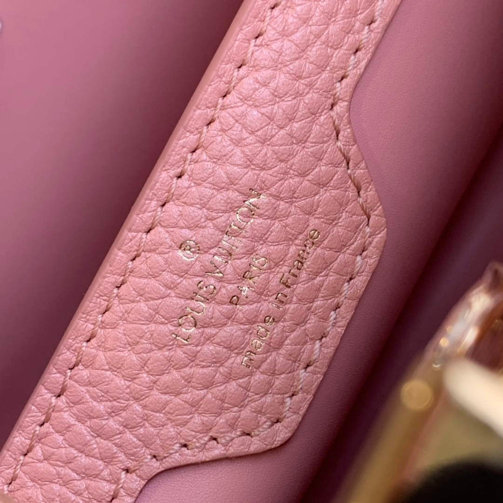 Louis Vuitton Capucines BB M21103 Handbag Pink Taurillon leather