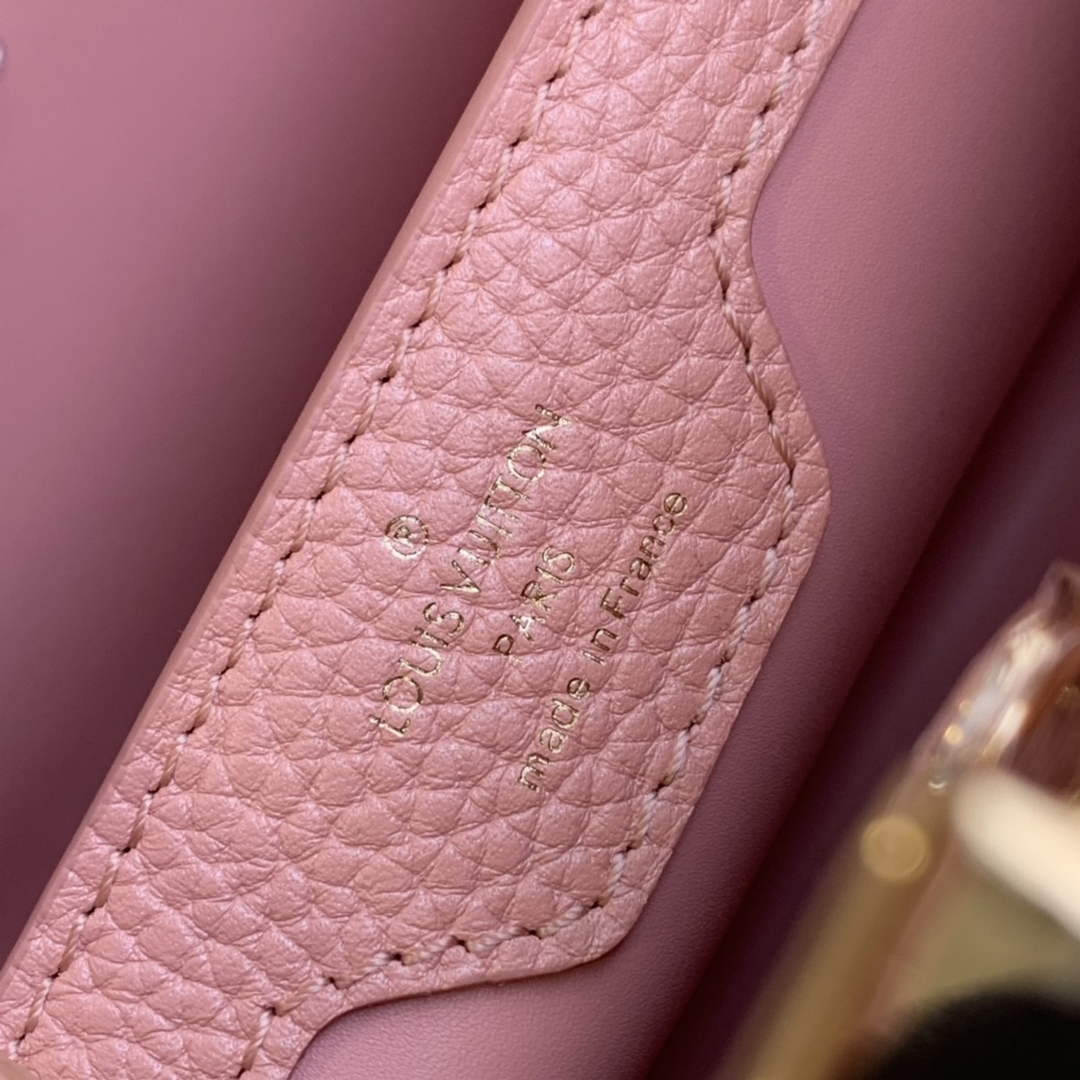 Louis Vuitton Capucines BB M21103 Handbag Pink Taurillon leather