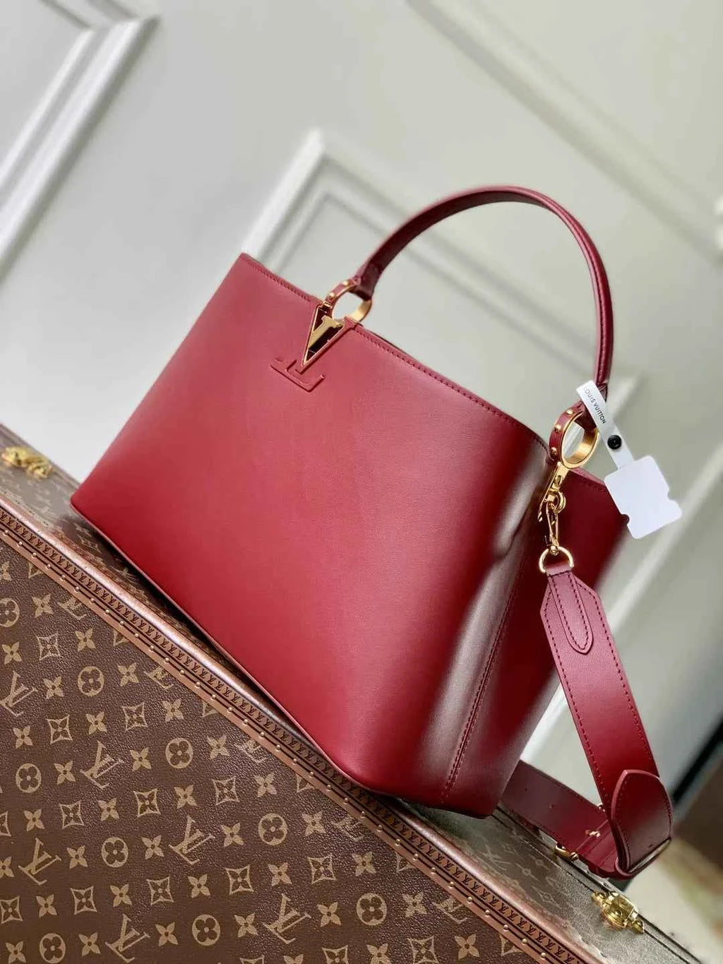 Louis Vuitton Capucines GM Souple Bag M14639 Red