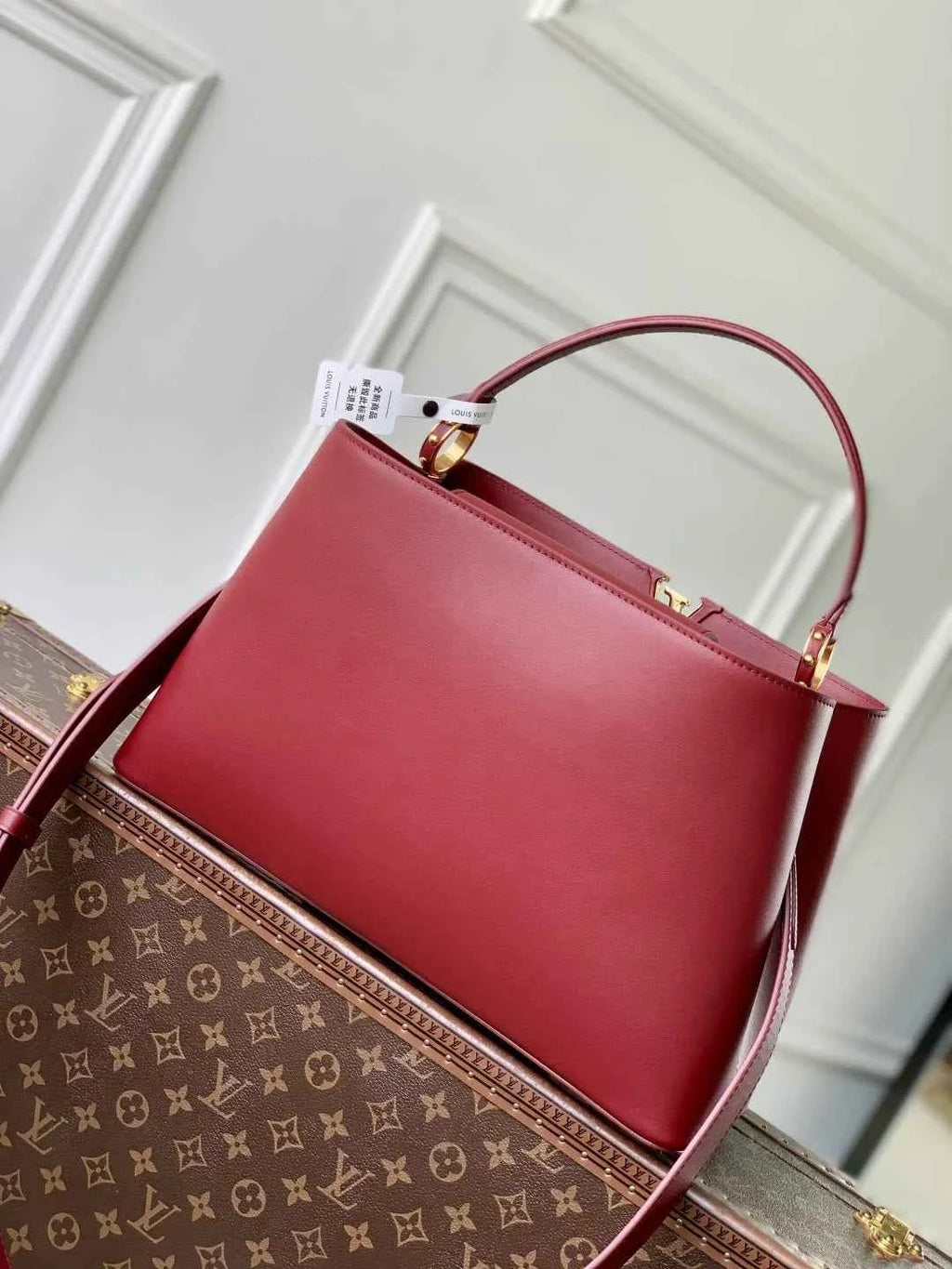 Louis Vuitton Capucines GM Souple Bag M14639 Red