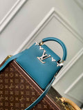 Louis Vuitton Capucines Mini Bag M23766 Green Taurillon leather