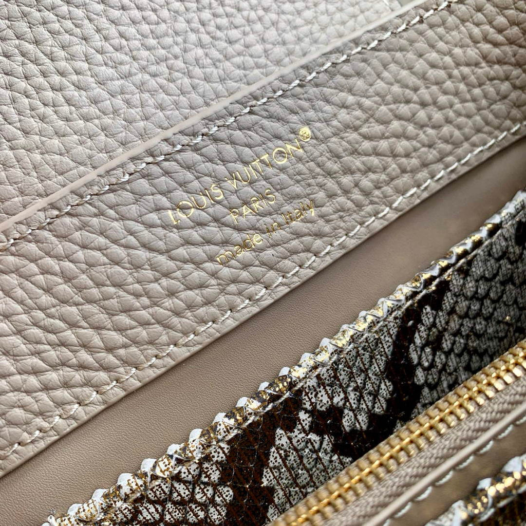 Louis Vuitton Capucines Mini Bag, M24729 In Taurillon Leather