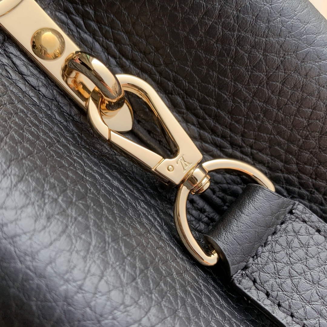 Louis Vuitton Capucines Mini Bag, M24729 In Taurillon Leather
